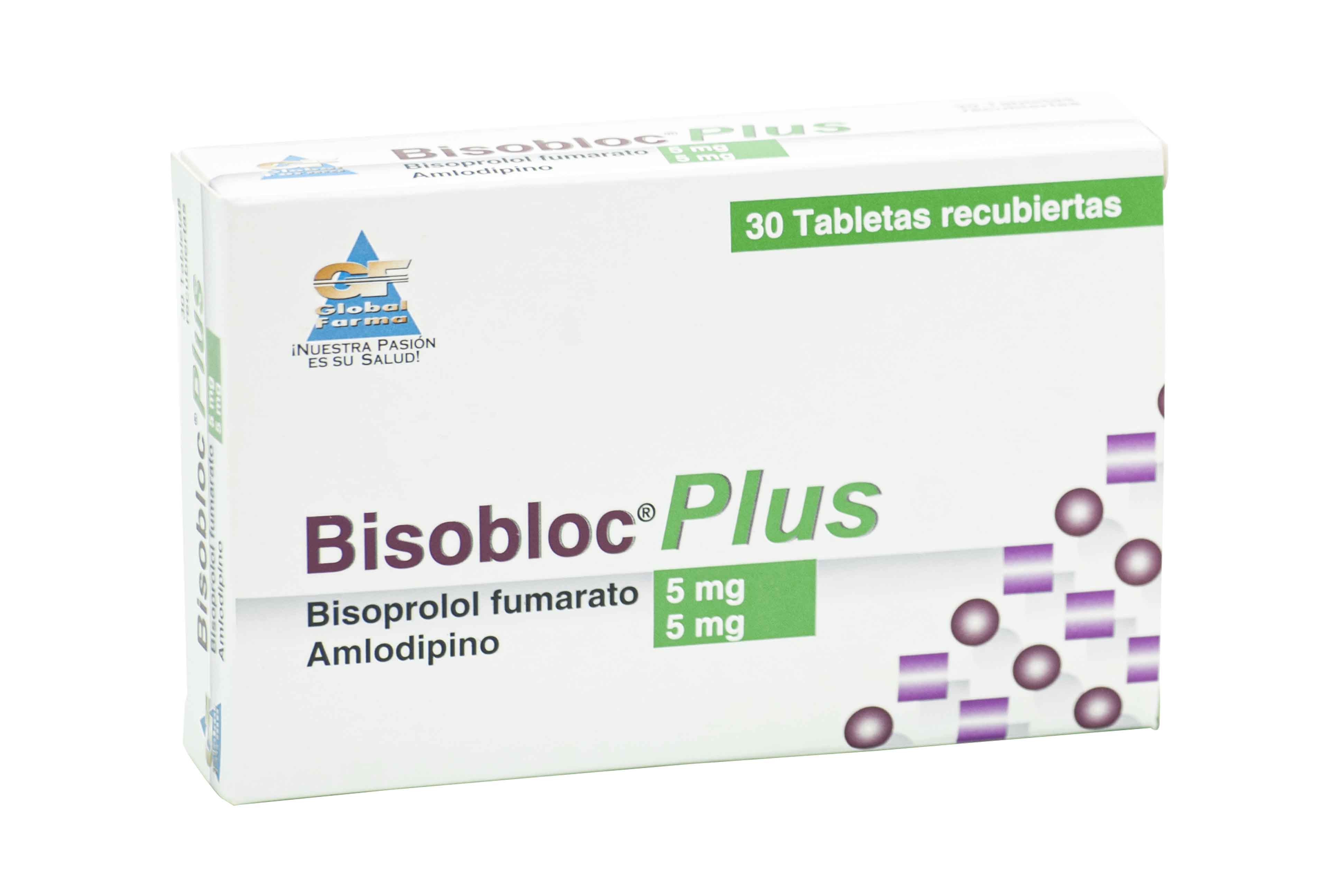 BISOBLOC PLUS TABLETAS 5/5MG x 30